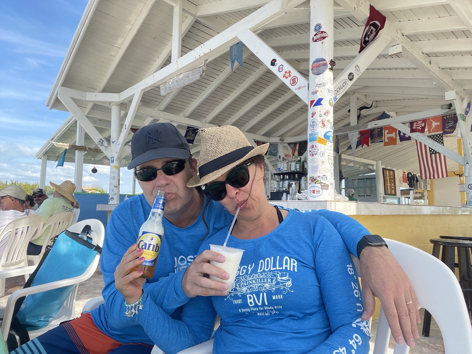 BVI Catamaran Sailing — mid-trip